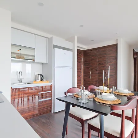 Modern Furnished In Istanbul By Iradah Gayrimenkul Appartement *